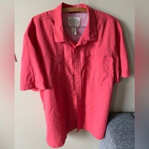 St. John's Bay Men's light weight Coral Button Down Shirt